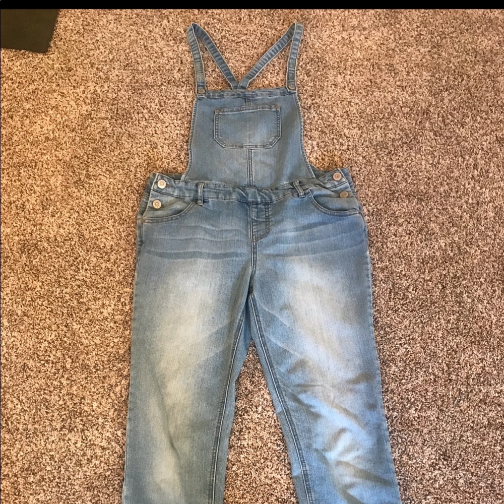 Blue overalls